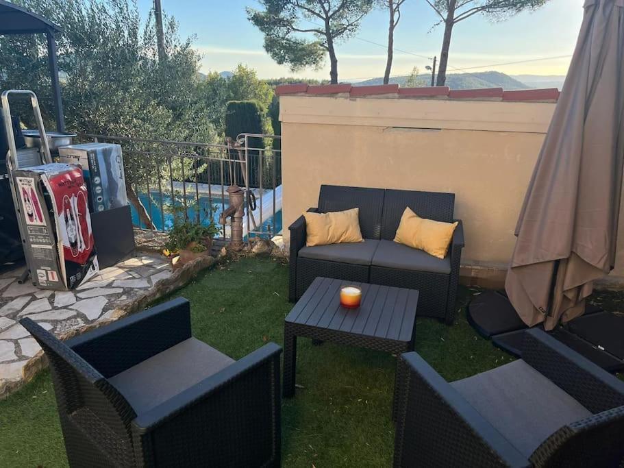 Dependance Neuve Entre Mer Et Nature, Climatisee Avec Vue Le Castellet  Exterior photo