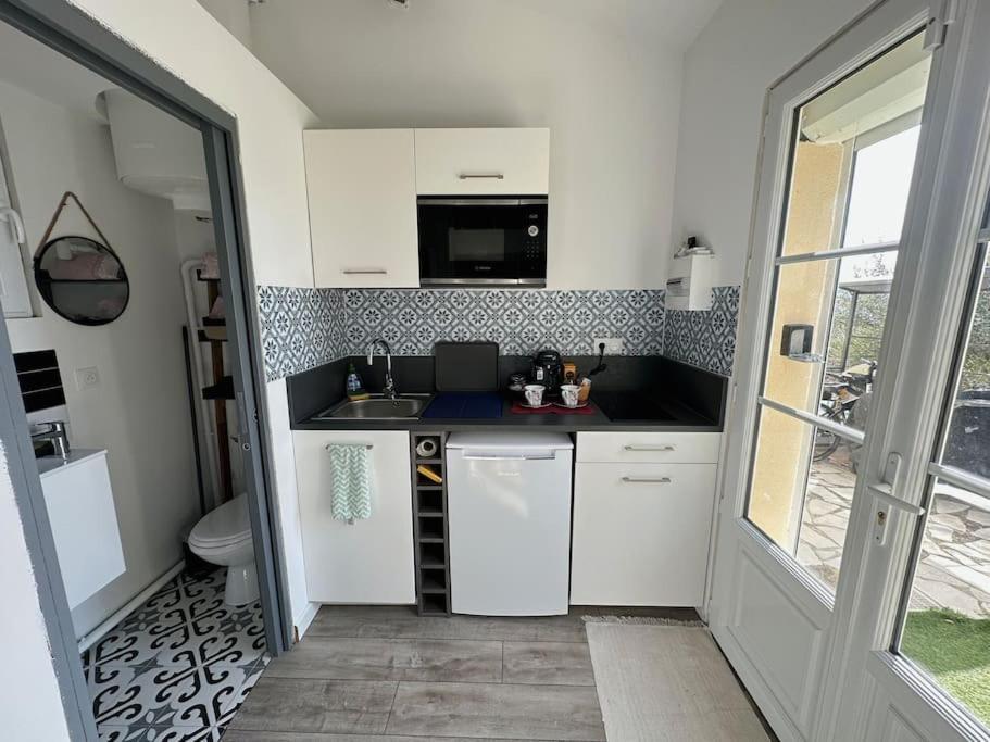 Dependance Neuve Entre Mer Et Nature, Climatisee Avec Vue Le Castellet  Exterior photo