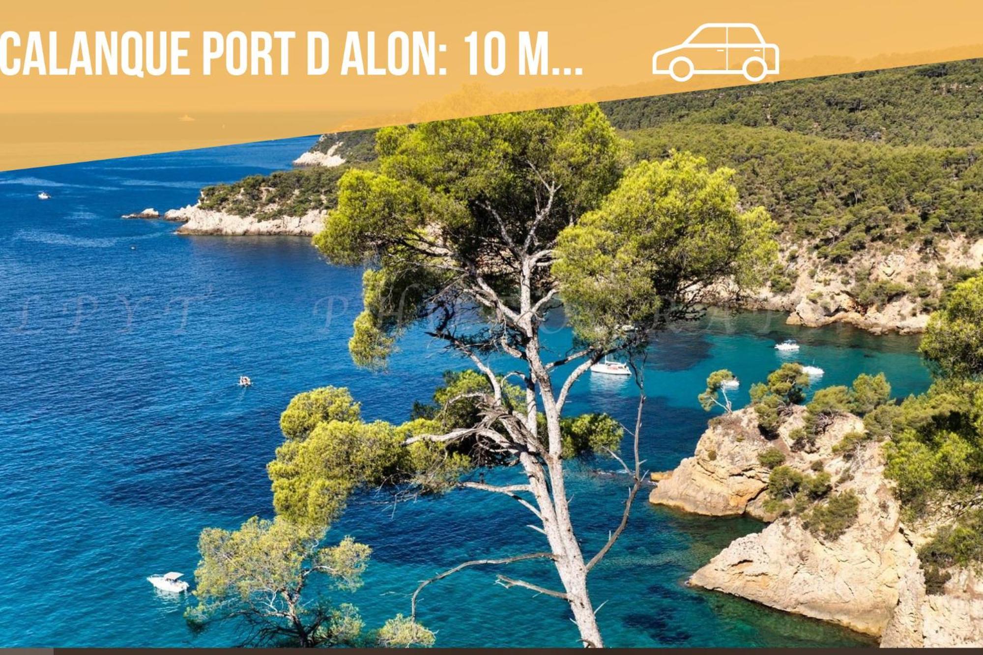 Dependance Neuve Entre Mer Et Nature, Climatisee Avec Vue Le Castellet  Exterior photo